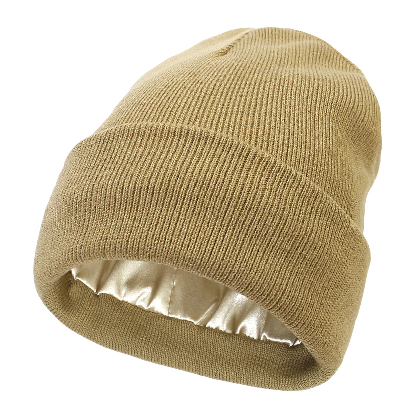 SilkyWarm™ Bonnet en laine doublé satin anti-frisottis
