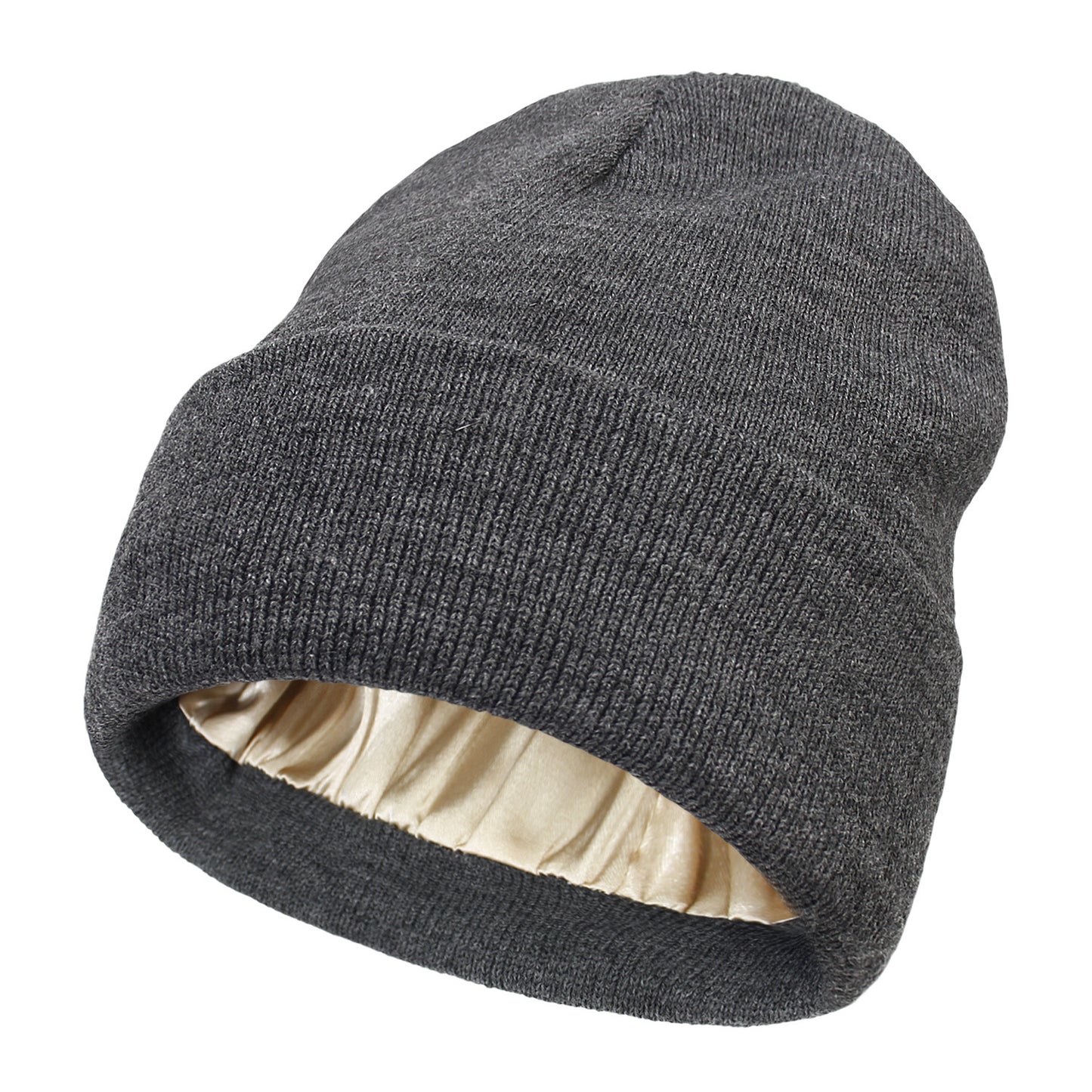 SilkyWarm™ Bonnet en laine doublé satin anti-frisottis