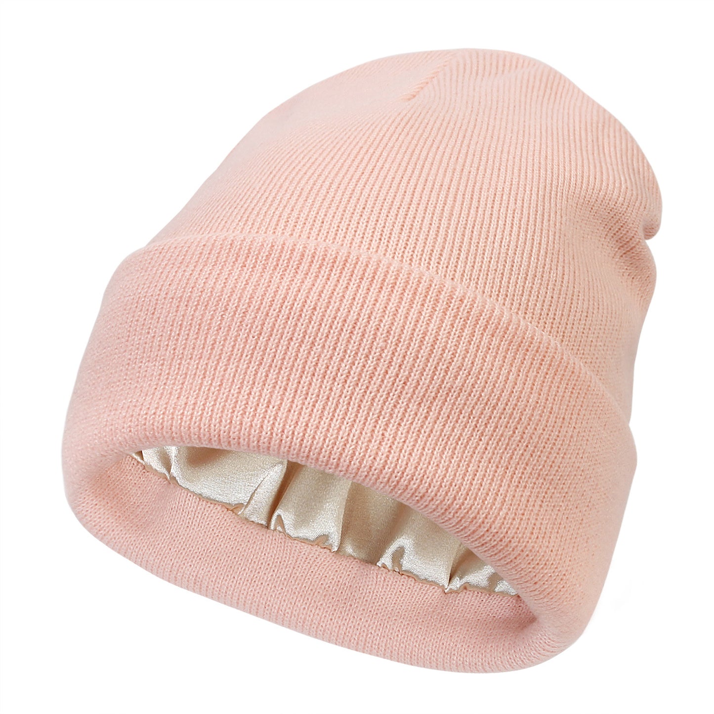 SilkyWarm™ Bonnet en laine doublé satin anti-frisottis
