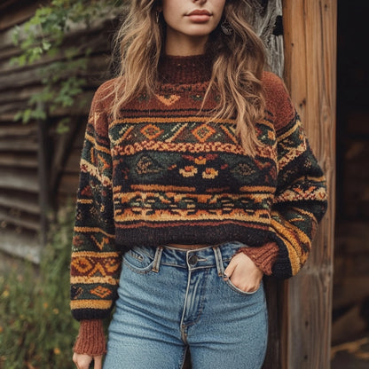 Autumn Muse Chunky Knit Sweater