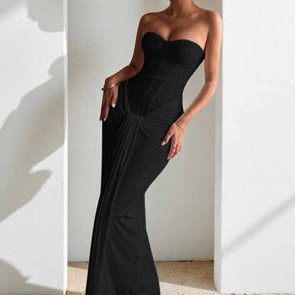 Celestia Strapless Cinch Gown