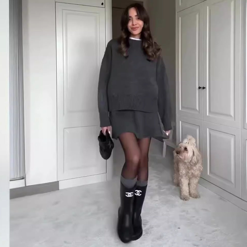 CozyContour™ Knit Skirt Set