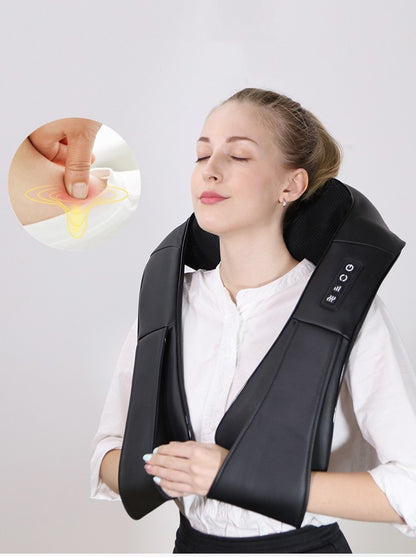 Masseur Chauffant pour Cou & Épaules RelaxaLux™ + Sac Tote de Luxe GRATUIT