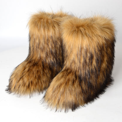 Arctic Luxe Faux Fur Boots