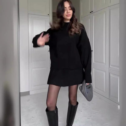 CozyContour™ Knit Skirt Set