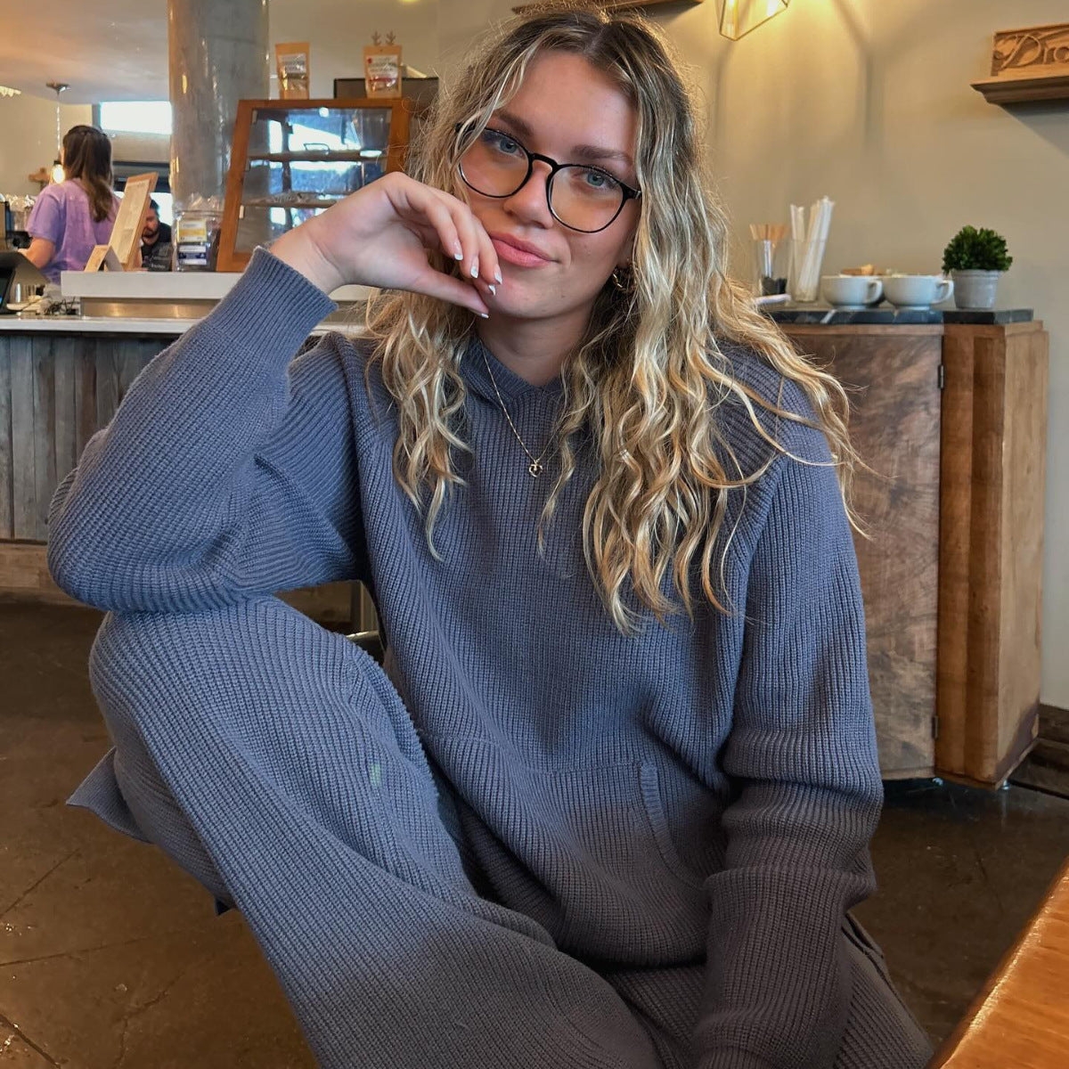 LuxeLounge™ Knit Sweater Set