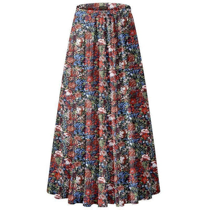 Whimsy Bloom Maxi Skirt