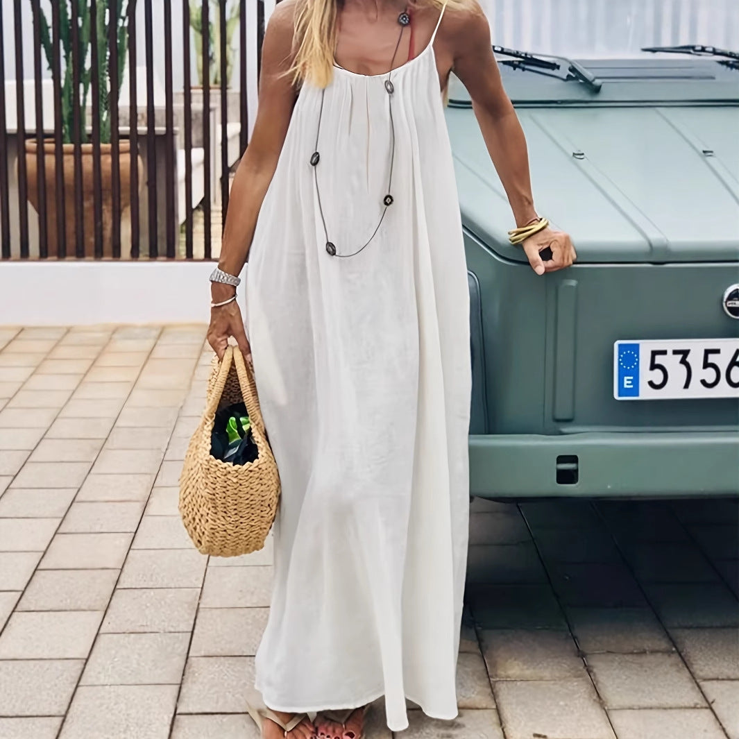Soléa Backless Flow Maxi Dress