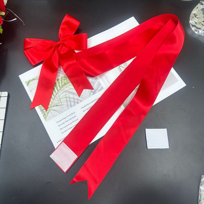 HollyRibbon™ Nœud de porte de Noël