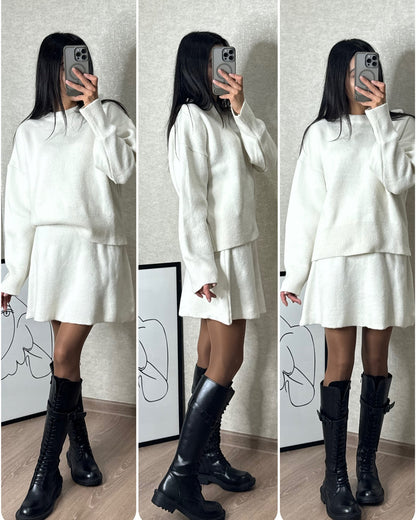 CozyContour™ Knit Skirt Set