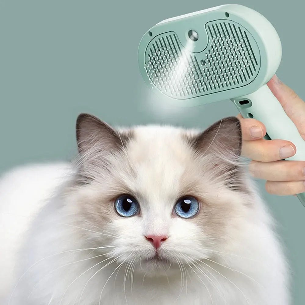 FurMist™ Peigne vaporisateur de toilettage pour animaux 2-en-1