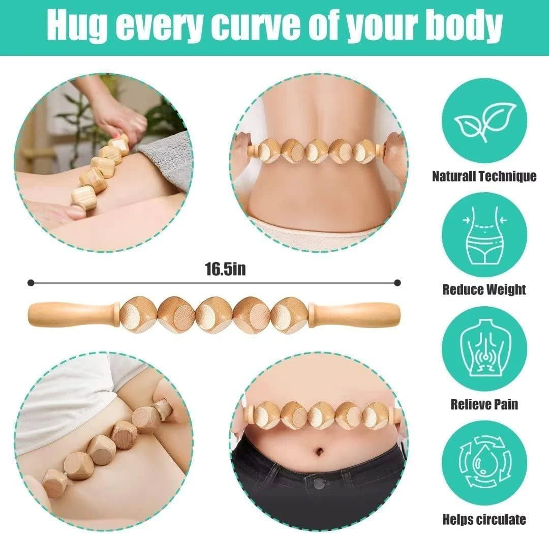 SculptWood™ 6-Piece Lymphatic & Anti-Cellulite Massage Set